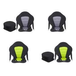 Accessories Kayak Padded Seat Canoe Seat High Backrest Cushioned Fishing Seat Shockproof Adjustable for Kayaking Canoeing