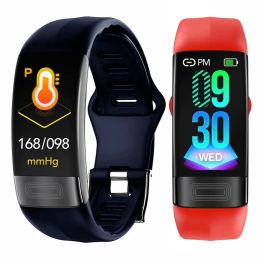 Wristbands P11 ECG+PPG HRV Smart Bracelet Blood Pressure Heart Rate Monitor Smart Band Fitness Tracker Pedometer Waterproof Sport Smartband