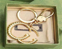 Designer Key Buckle Fashion Bag Keychain Decoration Men Women Car Key Chain High Quality Fashion Pendant With Box8650393