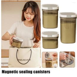 Storage Bottles Sealed Plastic Food Box Cereal Candy Dried Containers Jars Kitchen Household Lid Storagetank With Fridge Organiser X9o1