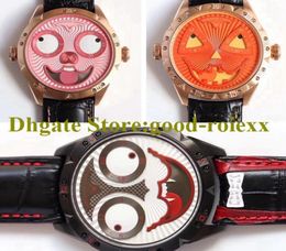 Very Rose Gold Mens Watch TW Factory V3s Konstantin Chaykin Joker Steel PVD Moonphase Display Automatic Leather Strap Men Luxu3687416