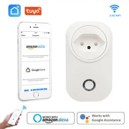 Plugs Switzerland Smart Plug Wifi Socket Swiss 16a 3500w Power Monitor Ch Outlet Tuya Life Works with Alexa Google Home