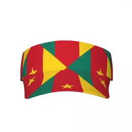 Berets Cameroon Flag Breathable Air Sun Hats Men Women Visor UV Protection Top Empty Solid Sports Tennis Golf Sunscreen Cap