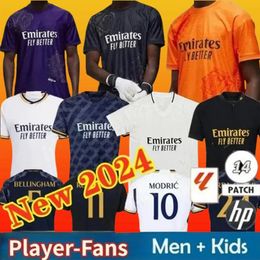 23 24 real mADRIds Soccer Jerseys Fans Version 2023 2024 kit MODRIC camiseta VINI JR 7 BELLINGHAM VALVERDE madrid jersey TCHOUAMENI mADRIdes football shirt kids sets