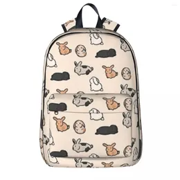 Backpack Little Rabbits Backpacks Boys Girls Bookbag Students School Bags Cartoon Children Kids Rucksack Travel