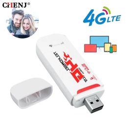 Routers 3G 4G Wireless USB Dongle Lte Usb Wifi Modem Dongle Car Router Network Adaptor With Sim Card Slot 150Mbps 4G Card Wifi Router