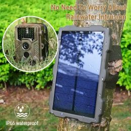 Cameras Solar Panel for Infrared Hunting Camera Outdoor Solar Charging SunPowered Rechargeable