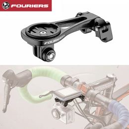 Computers Fouriers Cycling Adjustable Computer Gps Mount Stem Front Cap Extension for Wahoo Bryton Mio Giant Garmin Edge 1000 800 Gopro