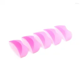 False Eyelashes 5 Pairs Pink Silicone Perm Pad Eyelash Lifting Perming Pads 3D Curler Lashes Extension Makeup Tools