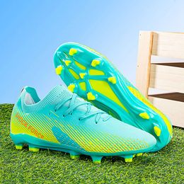 Long Nail Football Boots Youth Children's AG Soccer Shoes Professional Anti Slip Training Cleats for Woman Man