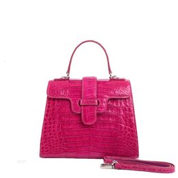 Bags Lady Exotic Leather Handbags Women Fashion Brand Style Purse Girl Customised Pink Luxury Tote Single