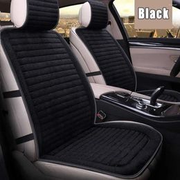 Car Seat Covers 1Set 2Set Universal Leather Cushion Wear Resistant Cover Automotive Accessories Warm