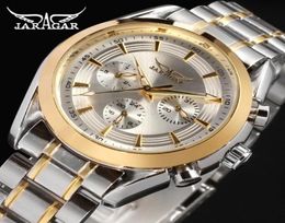 Jaragar Watches Men Automtic Mechanical Watch Stainless Steel Men039s Business Wristwatches Relogio Releges Whole 6280866