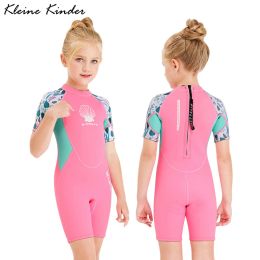 Accessories 2.5MM Neoprene Wetsuit Kids Girl Surf Scuba Diving Suit Equipment Underwater Fishing Kitesurf Cold Water Thermal Warm Wet Suit