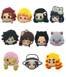 Hot Items 100pcs/lot anime comic soft pvc shoe charms jibtz for babe accessories cartoon shoes ornaments decorations as promotional gift9515935