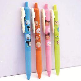 Pens 36 pcs/lot Kawaii Mouse Press Gel Pen Cute 0.5 mm Black Ink Signature Pens Promotional Gift Stationery School Supplies