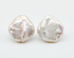 pearl earrings oversized pearls white natural baroque pearls 925 silver ladies gift9022162