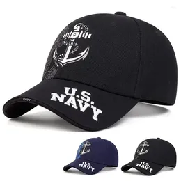 Ball Caps Unisex Anchor Embroidery Baseball Spring And Autumn Outdoor Adjustable Casual Hats Sunscreen Hat