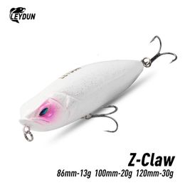 LEYDUN ZClaw Floating Pencil Fishing Lures 86mm 100mm 120mm Topwater Hard Baits Surface Stickbait Good Action Bass Wobblers 240407