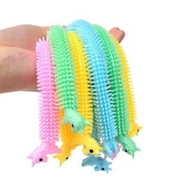 TPR Stress Relief Toy Unicorn Monkey Worm Stretch String Funny Pull Vent Toys Noodles Anti Soft Glue Elastic Rope Neon Autism Noodle Gift for Kids9638987