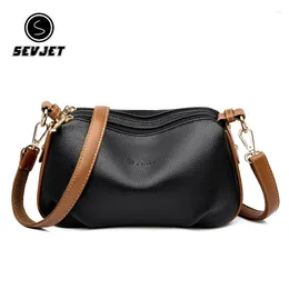 Shoulder Bags Pu Leather Women Crossbody Small Mother Handbags For Female Messenger Purse Soft Tote Phone Clutch Flap JYN682