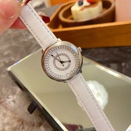 luxury diamond women watch top brand wristwatches designer lady watches for womens christmas birthday Valentine's Mother's Day Present high quality leather strap