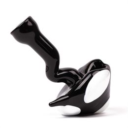 Hot selling mushroom shaped glass pipe and smoking set in Europe and America, handcrafted 4.3 inches
