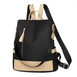 Backpack 2024 Waterproof Oxford Women Fashion Anti-theft School Bag Female Large Capacity Travel Shoulder Handbag