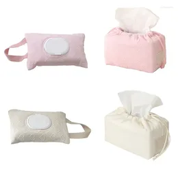 Stroller Parts Paper Towel Bag Tissue Box Diaper Cloth Storage Hand Hold For Strollers