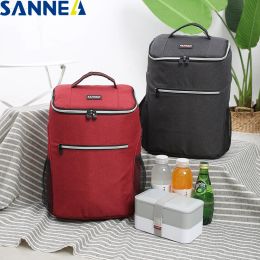 Bags SANNE 20L Large Capacity Thicken Waterproof Cooler Bag Thermal Backpack Insulated Ice Bag Fresh Keeping Style Thermal Bag