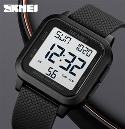 SKMEI Sport Digital Watch Fashion LED Mens Watches Chrono Electronic Wristwatch Waterproof Countdown Clock Reloj Hombre 2206188926356