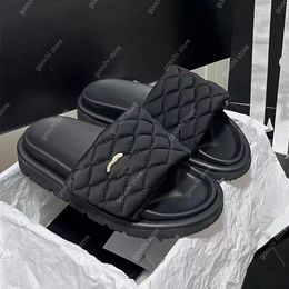 designer dad sandals chanelliness sandals designer sandals womens sandals luxury sandals quilted summer beach strap sandal slip on ankle sandal fashion shoes