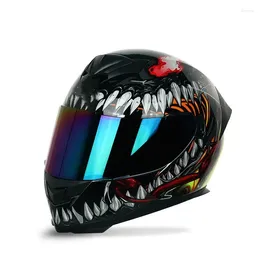 Motorcycle Helmets SUBO Full Face Anti-fog Dual Lens ABS Helmet For Seasons