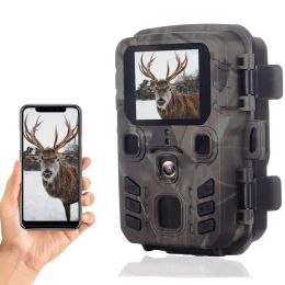 Cameras Mini301/Wifi301 Hunting Camera APP Control Trail Camera Wireless Bluetooth 24MP 1296P Night Vision Motion Wildlife Traps Photo