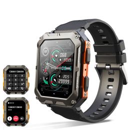 Control 2023 New C20 Pro Smart Watch Voice Assistant BT Wireless Call Business Outdoor Sports IP68 Waterproof Wristwatch For Android iOS