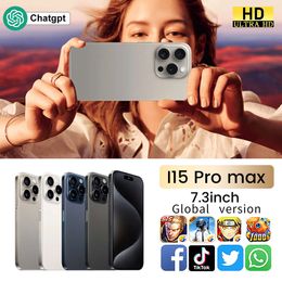 I15promax New 6+128GB Real Fingerprint Eight Core High-definition Android Smartphone
