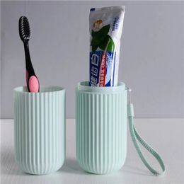 new 2024 Portable Toothpaste Toothbrush Protect Holder Case Travel Camping Storage Box Bathroom Travel AccessoriesProtective Toothpaste Case