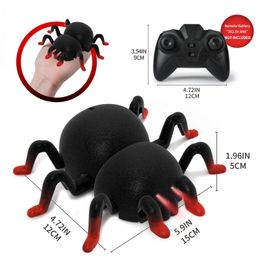 24G Wall Climbing RC Car Electric Stunt 360 Rotating Boy Kid Children Robot Toys Horror Animal Spider Model with Remote Control 240417