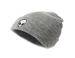 Skull Caps European and American Style Alien Embroidery Street l Knitted Autumn Winter Outdoor Ghost Head Warm Wool Hat24165663303310