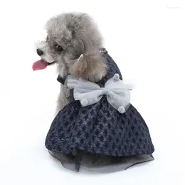 Dog Apparel Spring Summer Princess Pet Dress For Dogs Little Small Puppies Animal Cat Tutu Wedding Party Skirt Clothes Chihuahua Yorks