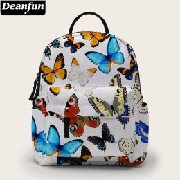 Bags Deanfun Fashion Printing Butterfly Mini Backpack Waterproof School Backpack Bags Women Gift MNSB24