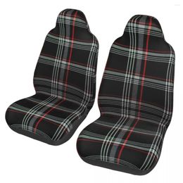 Car Seat Covers Recaros Black Tartan Scotch Plaid Cover Four Seasons Suitable For All Kinds Models Mat Polyester Fishing