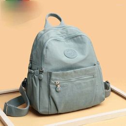 School Bags Fashion Backpack Nylon Women Anti-theft Shoulder Bag For Teenager Girls Backapck Female Book