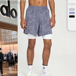 Desginer Yoga Shorts Clothe Short Woman Hoodie Fitness Pants Mens Sports Shorts Quick Dry Breathable Double Layer Running Woven Training