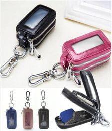Wholes 2019 Pouch Key Case Car Key Holder Bag Key Holder Organiser Wallet Case Genuine Leather Car Keychain Bag 6645040