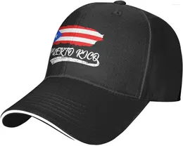 Ball Caps Dad Hat Flag Puerto Rico Island Map Baseball Cap For Men Women Snapback Aldult Curved Brim Casquette Truck