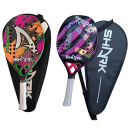 Beach Tennis Racket 3K Full Carbon Fibre Rough Surface Interlayer EVA Foam Opening or Hole in A Utensil Outdoor Sports Racquet 240411