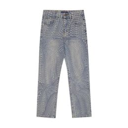 Mais recente jeans jeans lavagem de água calças elásticas casuais de espuma branca calça de luxo estilista designer de perna reta calça calça de cintura feminina jeans feminina