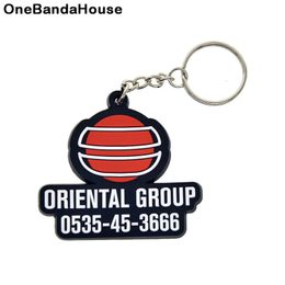 Custom Design 3D Soft PVC Keychain for Advertising Gift 240416