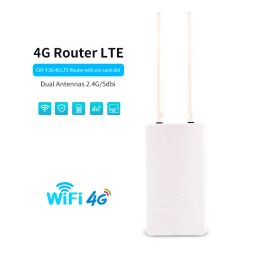 Routers Outdoor 4G Wifi Router 150Mbps Wi fi Router with Sim Card All Weather Wifi Waterproof Booster Extender for IP Camera